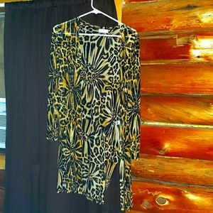 Cheetah print kimono